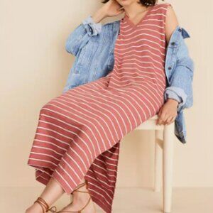 Lou & Grey Soft Slub Maxi Tee Dress - NWOT